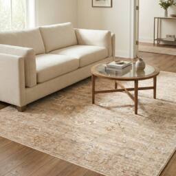Livabliss Becki Owens Penny Vintage Beige Tan Traditional Vintage Boho Fringe Rug - Size: 160 cm x 215 cm - thumbnail 9
