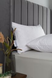 EarthKind Feather & Down Medium Support Pillow 1 Pack in White - thumbnail 2
