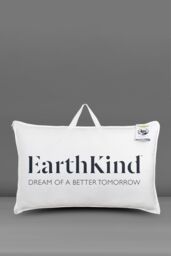 EarthKind Feather & Down Medium Support Pillow 1 Pack in White
