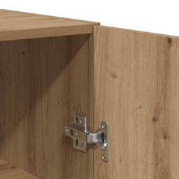 Berkfield Home Wall Mounted Cabinet Artisan Oak 69.5x34x90 cm Engineered Wood in Brown - thumbnail 8
