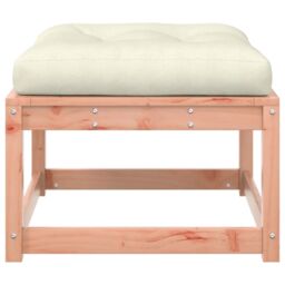 Berkfield Home Garden Footstool with Cushions Solid Wood Douglas in Brown - thumbnail 5
