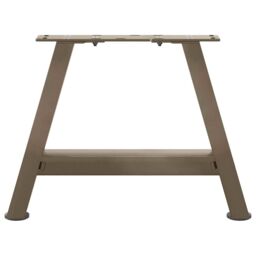 Berkfield Home Coffee Table Legs A-Shaped 2 pcs 40x(30-31) cm Steel in Black - thumbnail 5