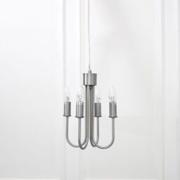 Voyage Maison Taurus Chandelier Lamp Base in Silver - thumbnail 1