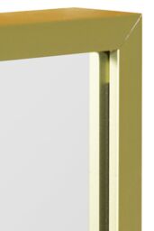 "MirrorOutlet Gold Aluminium Edged Wall Mirror 79"" X 39"" (200CM X 100CM) - Size: 1 Pack" - thumbnail 4