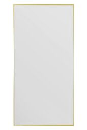 "MirrorOutlet Gold Aluminium Edged Wall Mirror 79"" X 39"" (200CM X 100CM) - Size: 1 Pack" - thumbnail 6
