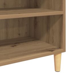 Berkfield Home Sideboard Artisan oak 57 x 35 x 90 cm Engineered wood in Brown - thumbnail 8