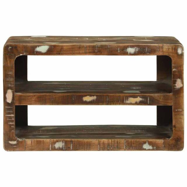 Berkfield Home TV Cabinet 60x32x36 cm Solid Wood Reclaimed in Brown - Size: 60 x 32 x 36 cm - image 1