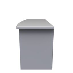 Ready Assembled 2 U Carlton 1 Drawer TV & Media Unit (Ready Assembled) in Grey - thumbnail 2