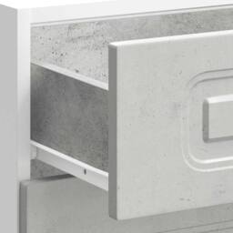 Berkfield Home Kitchen Base Cabinet Kalmar Concrete Grey Engineered Wood - thumbnail 9