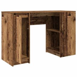 Berkfield Home Desk Old Wood 120x42x76 cm Engineered Wood in Brown - Size: 120 x 42 x 76 cm - thumbnail 5