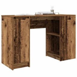 Berkfield Home Desk Old Wood 120x42x76 cm Engineered Wood in Brown - Size: 120 x 42 x 76 cm - thumbnail 4