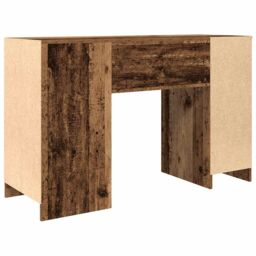Berkfield Home Desk Old Wood 120x42x76 cm Engineered Wood in Brown - Size: 120 x 42 x 76 cm - thumbnail 8