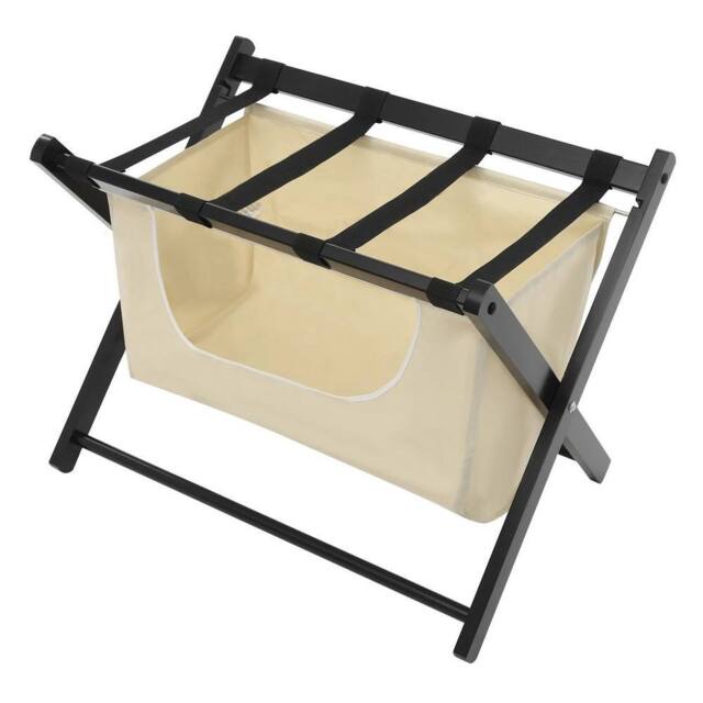 Kelvenix Modern Folding Luggage Rack Luggage Stand in Beige - image 1