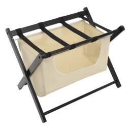 Kelvenix Modern Folding Luggage Rack Luggage Stand in Beige - thumbnail 3