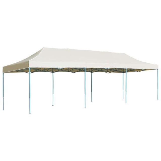Berkfield Home Folding Pop-up Party Tent 3x9 m Cream in Beige - image 1