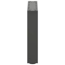 Berkfield Home Coffee Table Legs U-Shaped 2 pcs Anthracite 40x(30-31) cm Steel - thumbnail 6