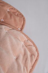 BHS Cross Stitch Quilted Bedspread in Pink - Size: Small - thumbnail 2