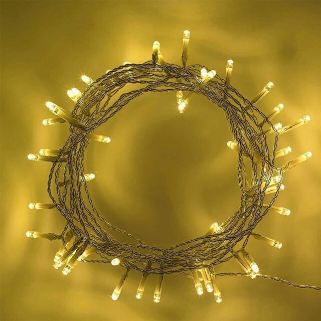 Shatchi 40 WarmWhite LED Lights Battery Operated Fairy String Christmas Lights in White - image 1