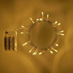 Shatchi 40 WarmWhite LED Lights Battery Operated Fairy String Christmas Lights in White - thumbnail 5