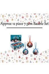 VFM e-Store Christmas Bauble Decoration Fun Santa Boxed 12 piece 7. Set - thumbnail 2