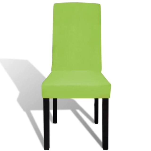 Berkfield Home Straight Stretchable Chair Cover 4 pcs Green - image 1