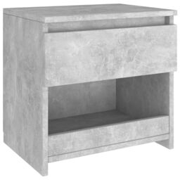 Berkfield Home Bedside Cabinet Concrete Grey 40x30x39 cm Engineered Wood - Size: 40 x 30 x 39 cm - thumbnail 2