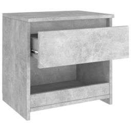 Berkfield Home Bedside Cabinet Concrete Grey 40x30x39 cm Engineered Wood - Size: 40 x 30 x 39 cm - thumbnail 6