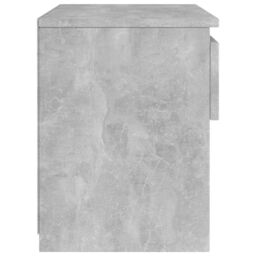 Berkfield Home Bedside Cabinet Concrete Grey 40x30x39 cm Engineered Wood - Size: 40 x 30 x 39 cm - thumbnail 5
