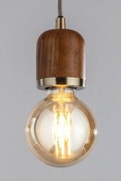 BHS Lighting Seth Pendant Ceiling Light in Metallic Gold - thumbnail 1