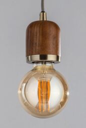 BHS Lighting Seth Pendant Ceiling Light in Metallic Gold - thumbnail 2