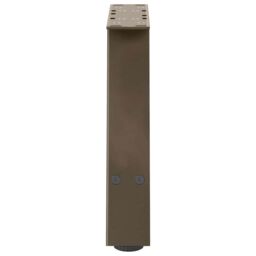 Berkfield Home Coffee Table Legs A-Shaped 2 pcs 30x(30-31) cm Steel in Black - thumbnail 6