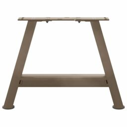 Berkfield Home Coffee Table Legs A-Shaped 2 pcs 30x(30-31) cm Steel in Black - thumbnail 5