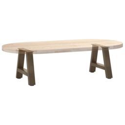 Berkfield Home Coffee Table Legs A-Shaped 2 pcs 30x(30-31) cm Steel in Black - thumbnail 8