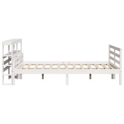Berkfield Home Bed Frame with Headboard without Mattress 160x200 cm in Brown - thumbnail 5