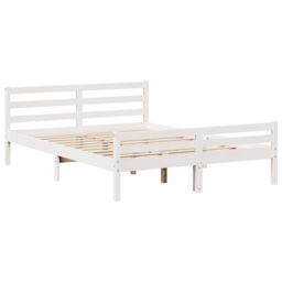Berkfield Home Bed Frame with Headboard without Mattress 160x200 cm in Brown - thumbnail 7