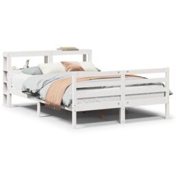 Berkfield Home Bed Frame with Headboard without Mattress 160x200 cm in Brown - thumbnail 2