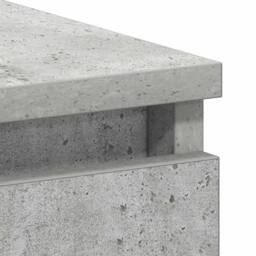 Berkfield Home Desk Concrete Grey 90x45x76 cm Engineered Wood - Size: 90 x 45 x 76 cm - thumbnail 9