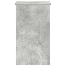 Berkfield Home Desk Concrete Grey 90x45x76 cm Engineered Wood - Size: 90 x 45 x 76 cm - thumbnail 7
