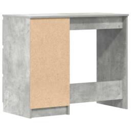 Berkfield Home Desk Concrete Grey 90x45x76 cm Engineered Wood - Size: 90 x 45 x 76 cm - thumbnail 8