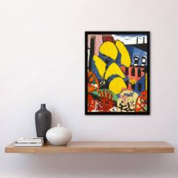 Artery8 Trees Urban Landscape Henry Lyman Sayen Framed Wall Art Print - Size: A4 - thumbnail 4