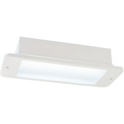 Loops Recessed Emergency Ceiling Guide Light - 3W Daylight White LED - Gloss White
