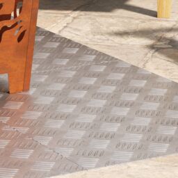 Berkfield Home Stair Treads Grey Rubber 70 x 50 x 0.3 cm Non-slip - Size: Medium - thumbnail 3
