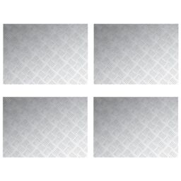Berkfield Home Stair Treads Grey Rubber 70 x 50 x 0.3 cm Non-slip - Size: Medium - thumbnail 2