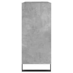 Berkfield Home Record Cabinet Concrete Grey 84.5x38x89 cm Engineered Wood - thumbnail 5