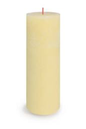 KDMD Sunny Yellow Bolsius Rustic Shine Pillar Candle 190 x 68mm - thumbnail 1