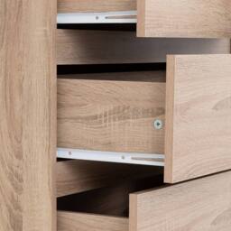 Seconique Malvern 3+2 Drawer Chest - Sonoma Oak in Light Oak - thumbnail 7