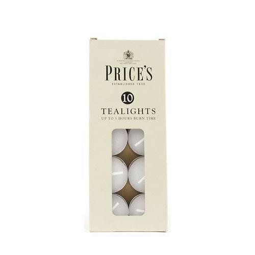 Prices Candles Prices Tealight Candles (Pack Of 10) in White - image 1