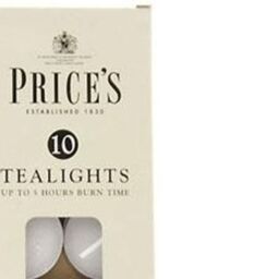 Prices Candles Prices Tealight Candles (Pack Of 10) in White - thumbnail 2