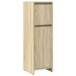 Berkfield Home Practical 3 Piece Bathroom Furniture Set Sonoma Oak Engineered Wood in Natural - thumbnail 7