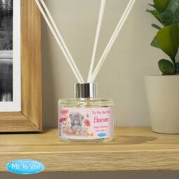 Personalised Memento Company Women's Personalised Me to You Flowery Diffuser in Clear - thumbnail 4
